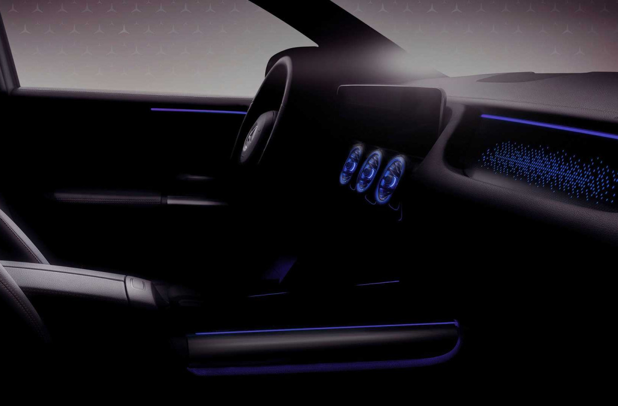 Mercedes-Benz EQA interior teaser