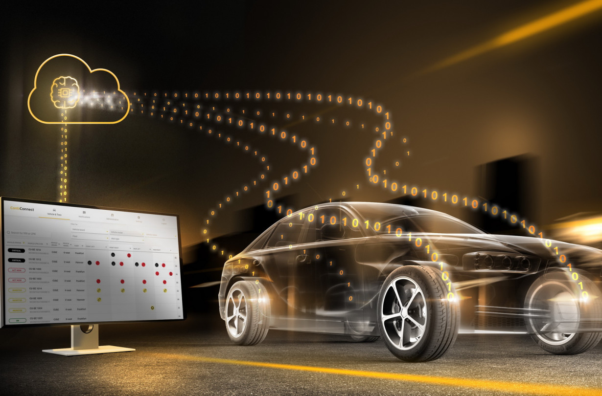 Continental real time tire monitoring