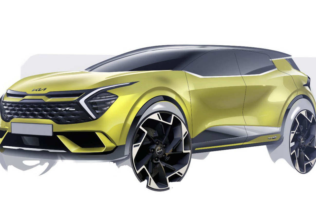 Kia Sportage V EU spec sketch