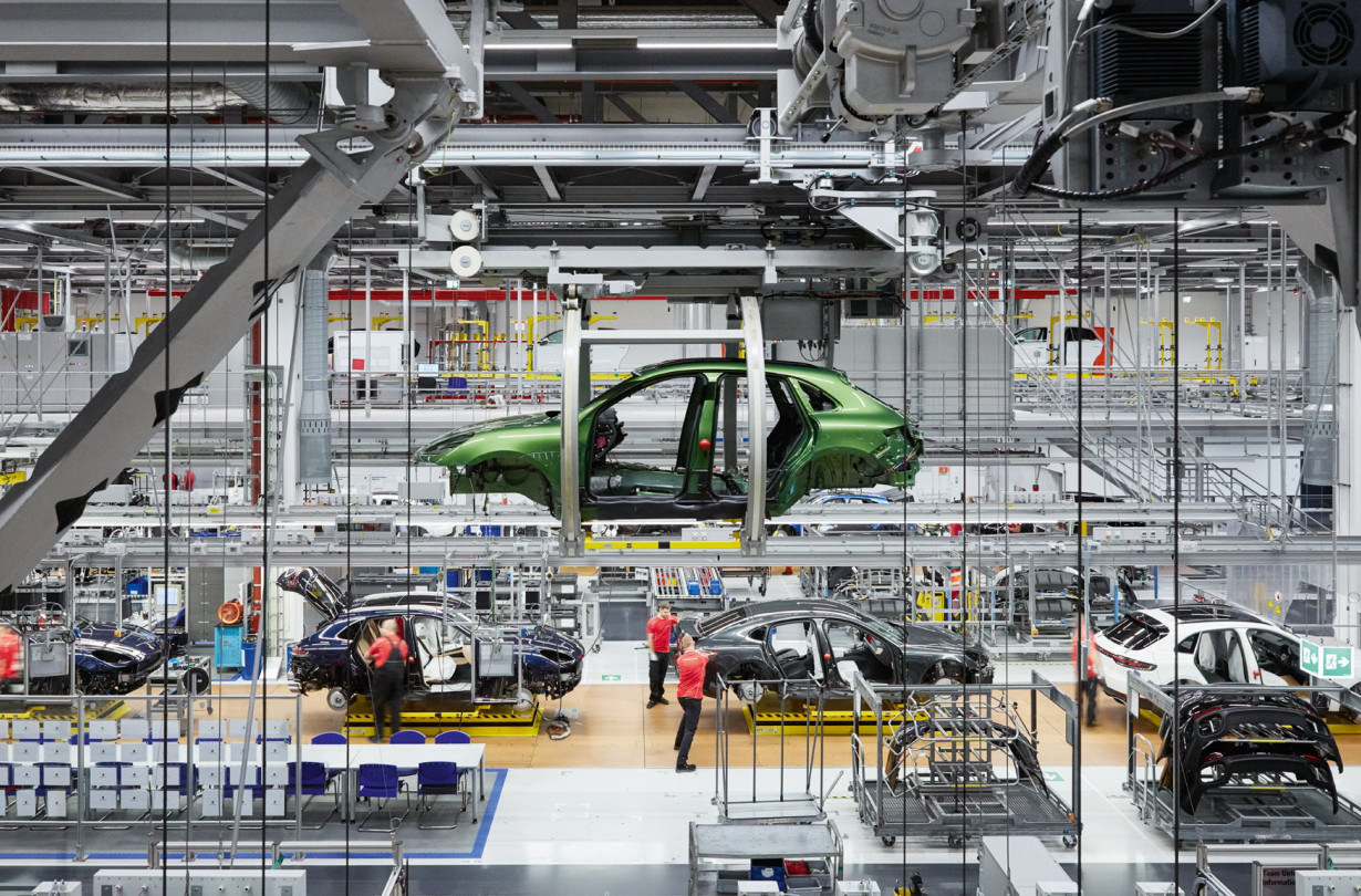 Porsche production plant