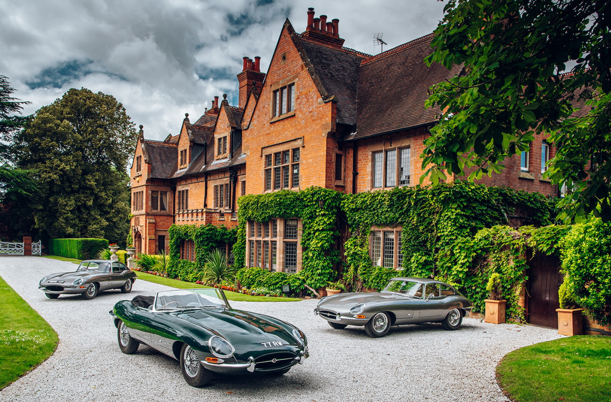 Original Jaguar E-type 1961 @ Wappenbury Hall