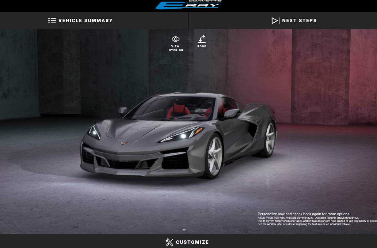 Corvette E-Ray Corvette E-Ray