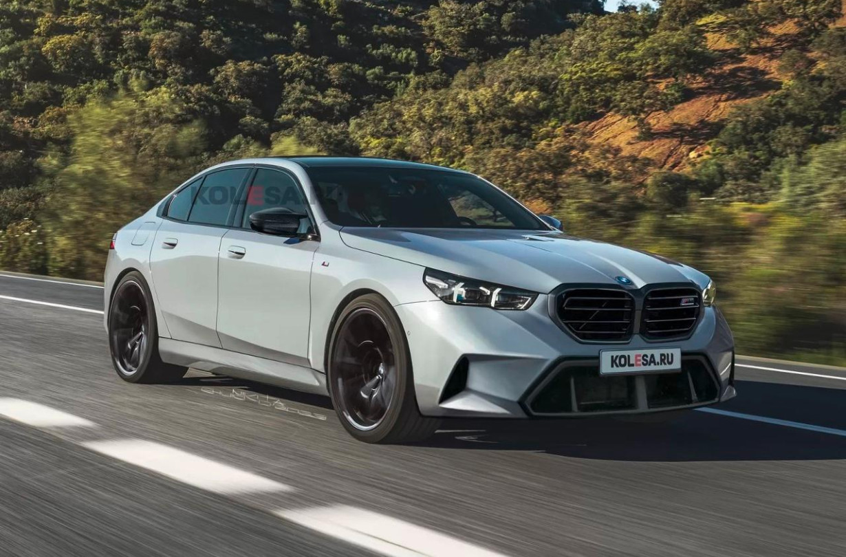 BMW M5 2024, Illustration by Kolesa