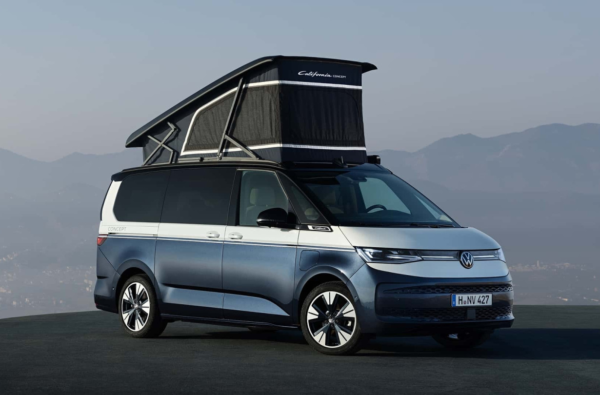 Tο Volkswagen California παραγωγής θα μπορούσε να ξεπεράσεις τις €70.000. Volkswagen California