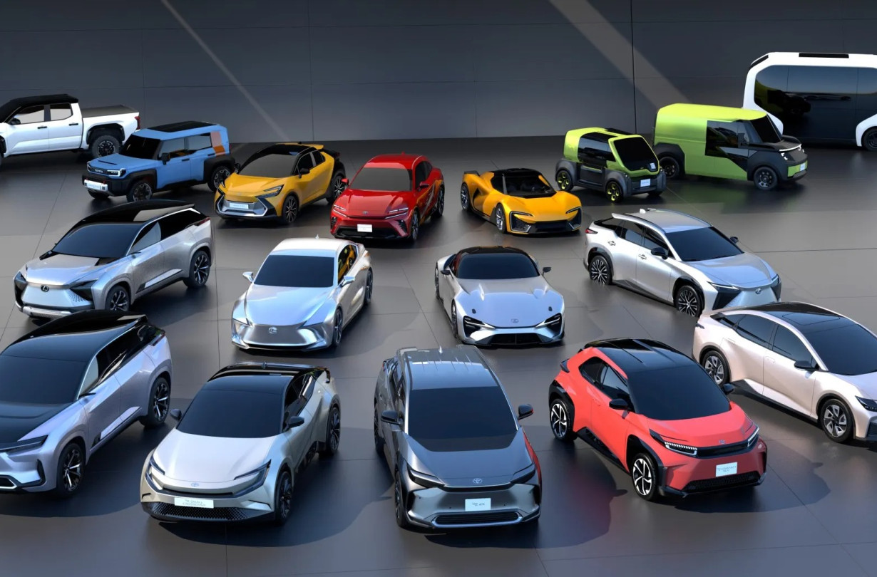 Σκοπός της Toyota είναι πρωταγωνιστήσει και στην αγορά των ηλεκτρικών αυτοκινήτων στο άμεσο μέλλον Toyota and Lexus EV concepts