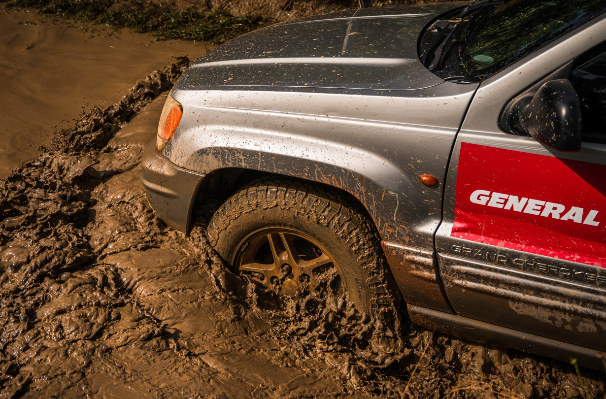 Η General Tire κατασκευάζει διάφορες διαστάσεις mud-terrain ελαστικών, για ζάντες από 15” έως και 19” General Tire