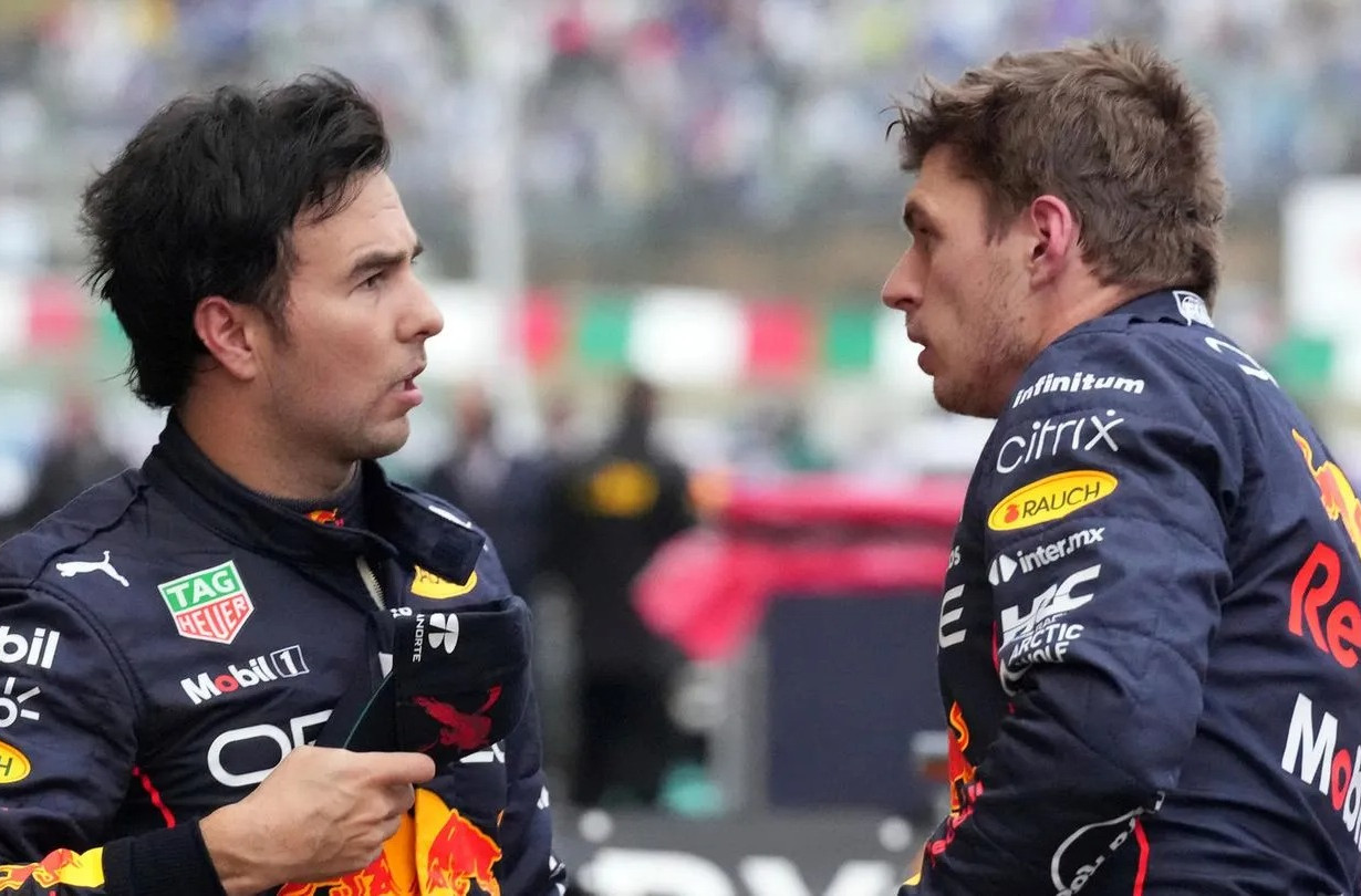 Ο Max Verstappen δεν πτοείται ούτε από τις αποδοκιμασίες, ούτε από την εχθρική ατμόσφαιρα που αναμένεται να συναντήσει στο Μεξικό. Sergio Perez Max Verstappen