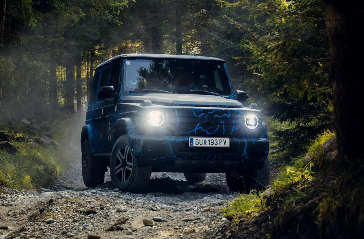 Η ηλεκτρική G-Class θα κάνει το ντεμπούτο της το επόμενο έτος με αεροδυναμικά βελτιστοποιημένη τη διαχρονική της σχεδίαση. Mercedes-Benz EQG