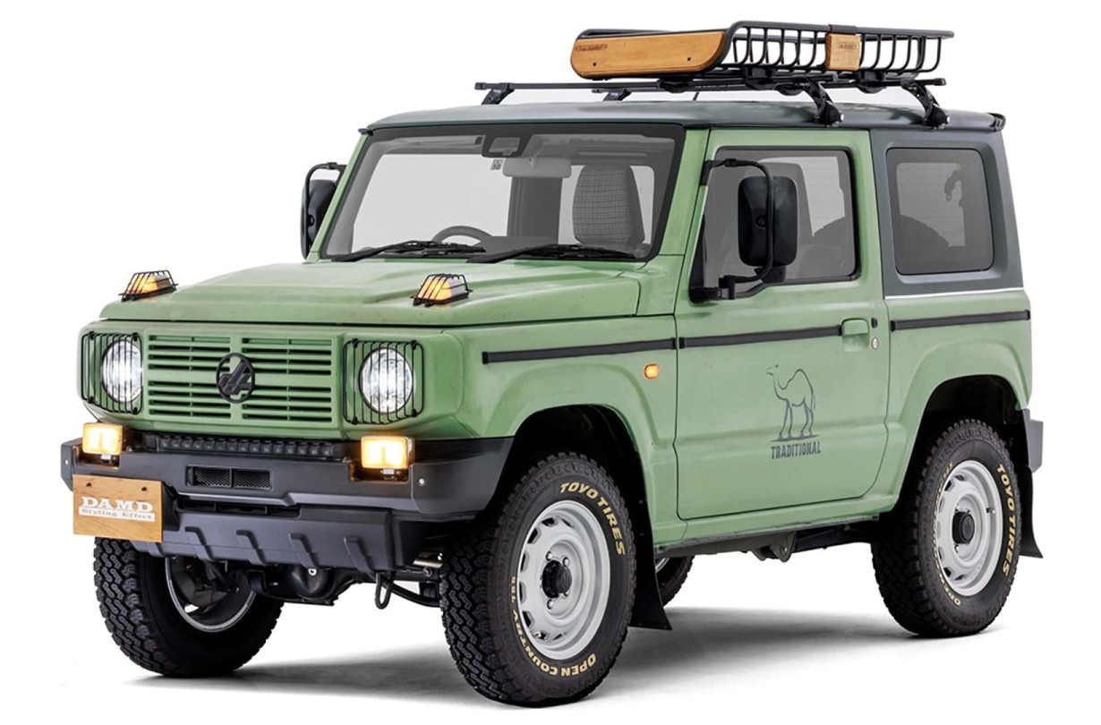 Η DAMD μεταμορφώνει το Suzuki Jimny σου στην «καναδέζα» που οδηγούσες στον στρατό. Suzuki Jimny