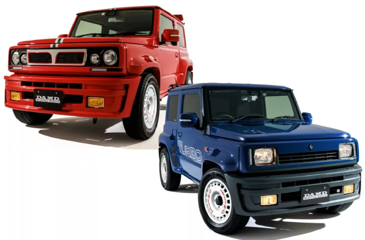To Suzuki Jimny μεταμφιέζεται σε Lancia Delta Integrale και Renault 5 Turbo και παραδόξως, του πάει πολύ. Suzuki Jimny