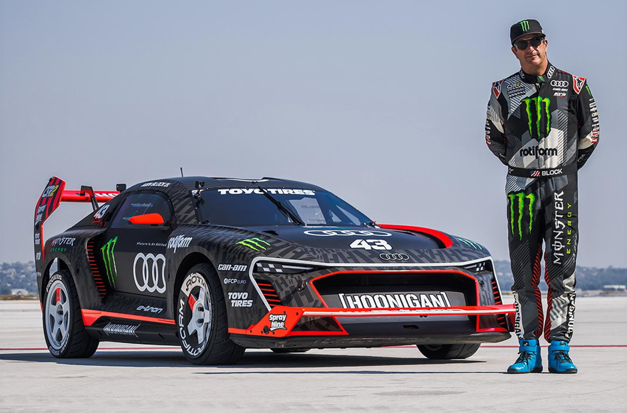 Ken Block, «θεωρώ τον εαυτό μου τον πιο τυχερό οδηγό αγώνων στον κόσμο διότι μπορώ να κάνω αυτά τα πράγματα». Ken Block, ντριφτ Electrikhana TWO
