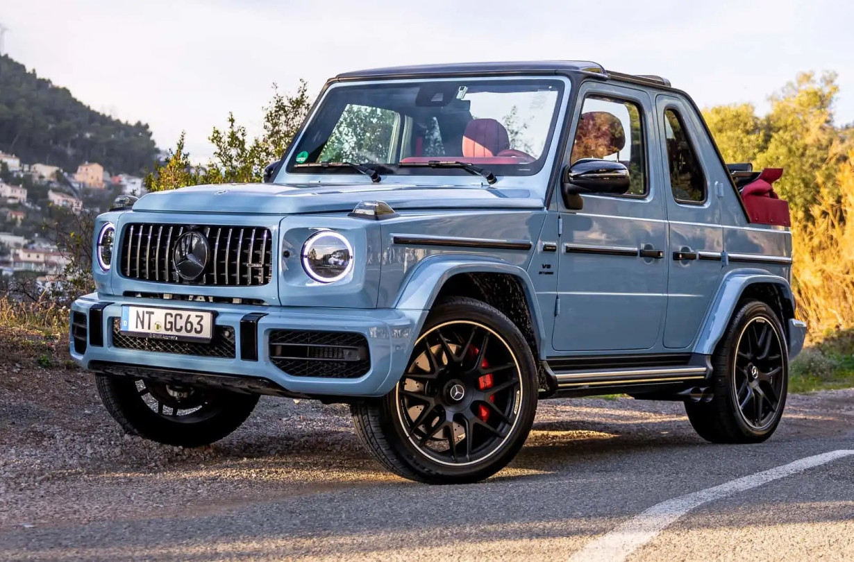 H κάμπριο εκδοχή της Mercedes-Benz G-Class εξοπλίζεται με τον 4λιτρο V8 twin-turbo κινητήρα Mercedes-Benz G-Class Cabrio