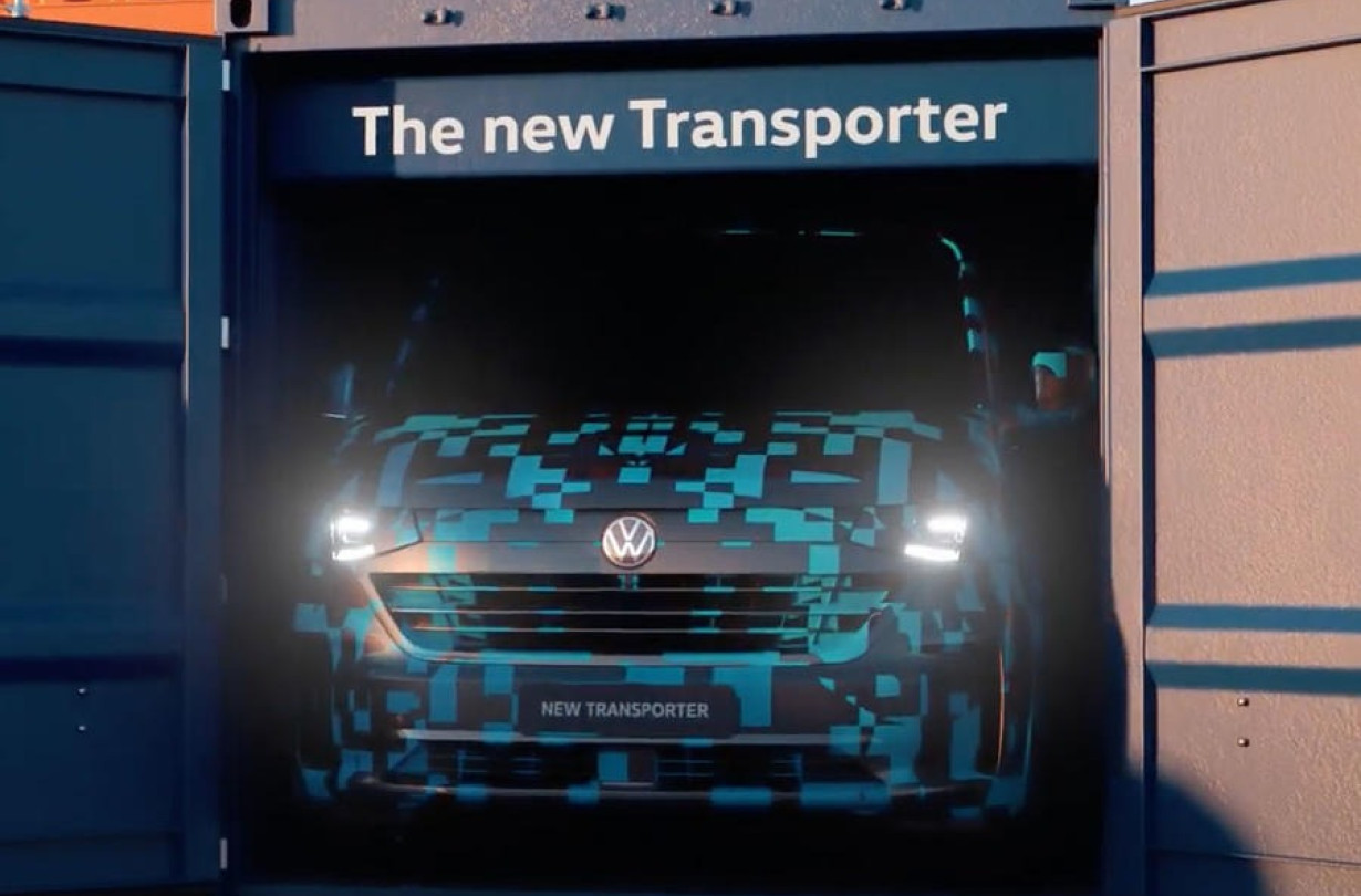 H έβδομη γενιά του VW Transporter θα κυκλοφορήσει την άνοιξη του 2024, με ευρεία γκάμα κινητήριων συνόλων VW Transporter