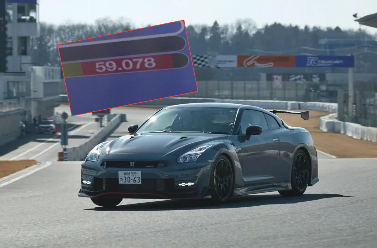 Τι κι αν φυσάει 17 κεράκια στην τούρτα; Το Nissan GT-R NISMO έσπασε το ρεκόρ για μοντέλο παραγωγής στην πίστα της Tsukuba. Nissan GT-R NISMO