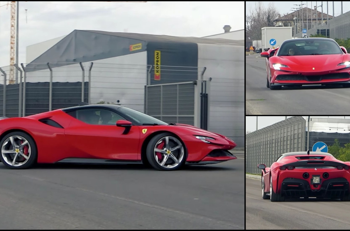 Η Lamborghini δοκιμάζει τη Ferrari SF90 ξανά μετά από δύο χρόνια. Ποια δικαιολογία έχει τώρα; Ferrari SF90 Stradale