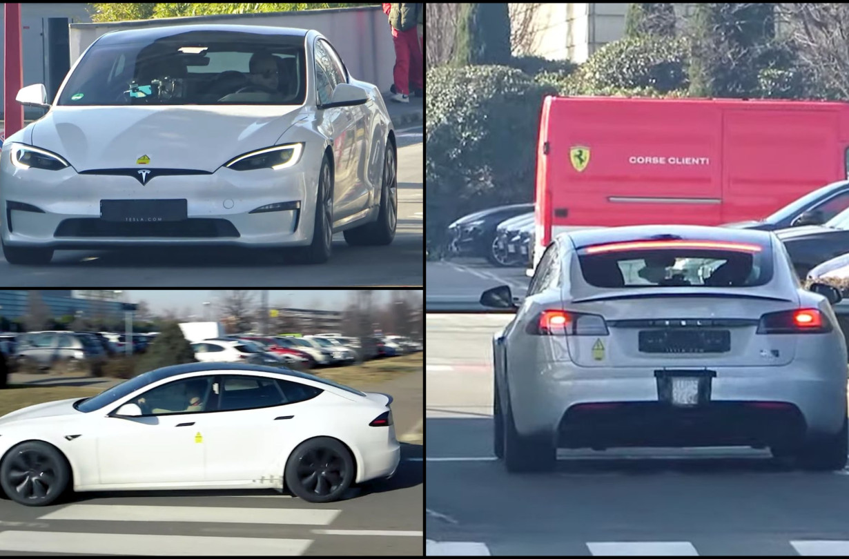 Η Ferrari θέλει να τελειοποιήσει το πρώτο της ηλεκτρικό και προσπαθεί να αντλήσει γνώση κι έμπνευση από τους καλύτερους. Tesla Model S Plaid