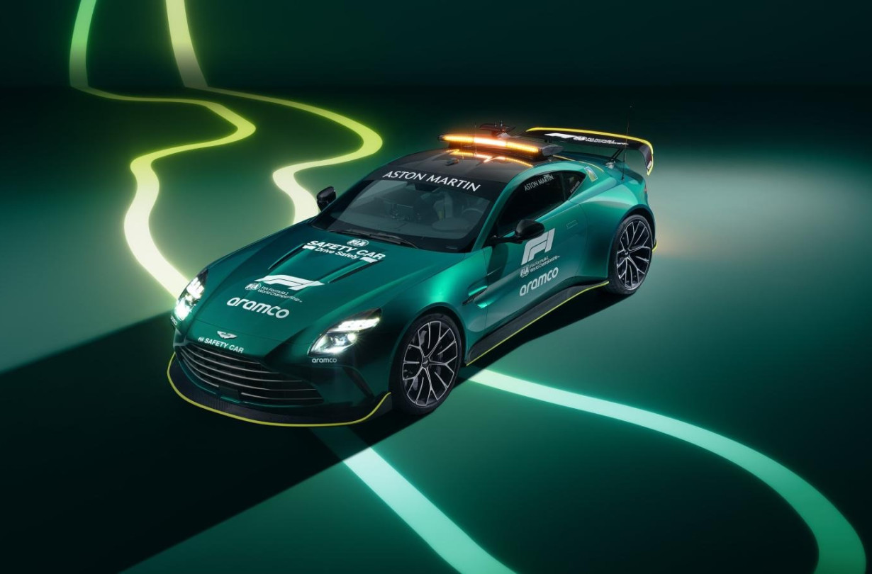 H Aston Martin Vantage θα είναι και φέτος το αυτοκίνητο ασφαλείας του πρωταθλήματος της Formula 1 Aston Martin Vantage