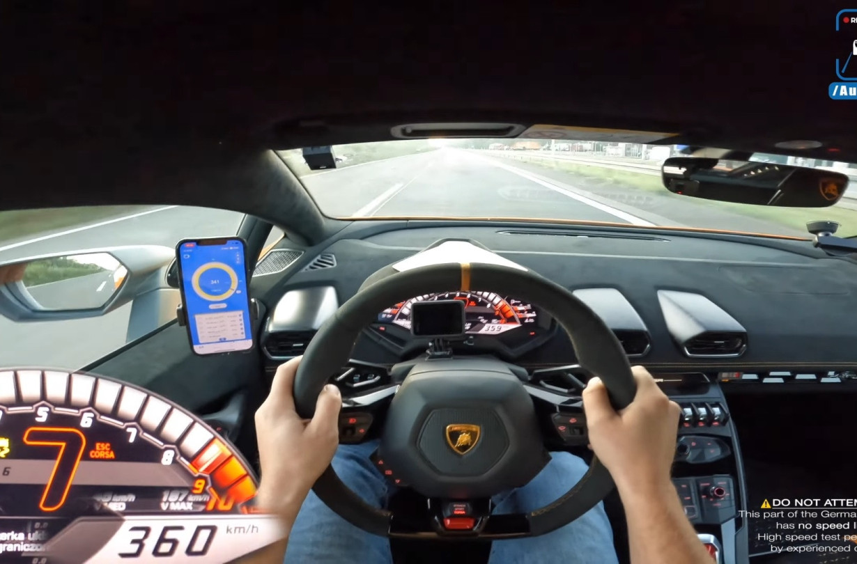 Με 1.250 ίππους, η twin-turbo Lamborghini Huracán σταματά να επιταχύνει μόνο γιατί δεν έχει άλλο γρανάζωμα. Lamborghini Huracán