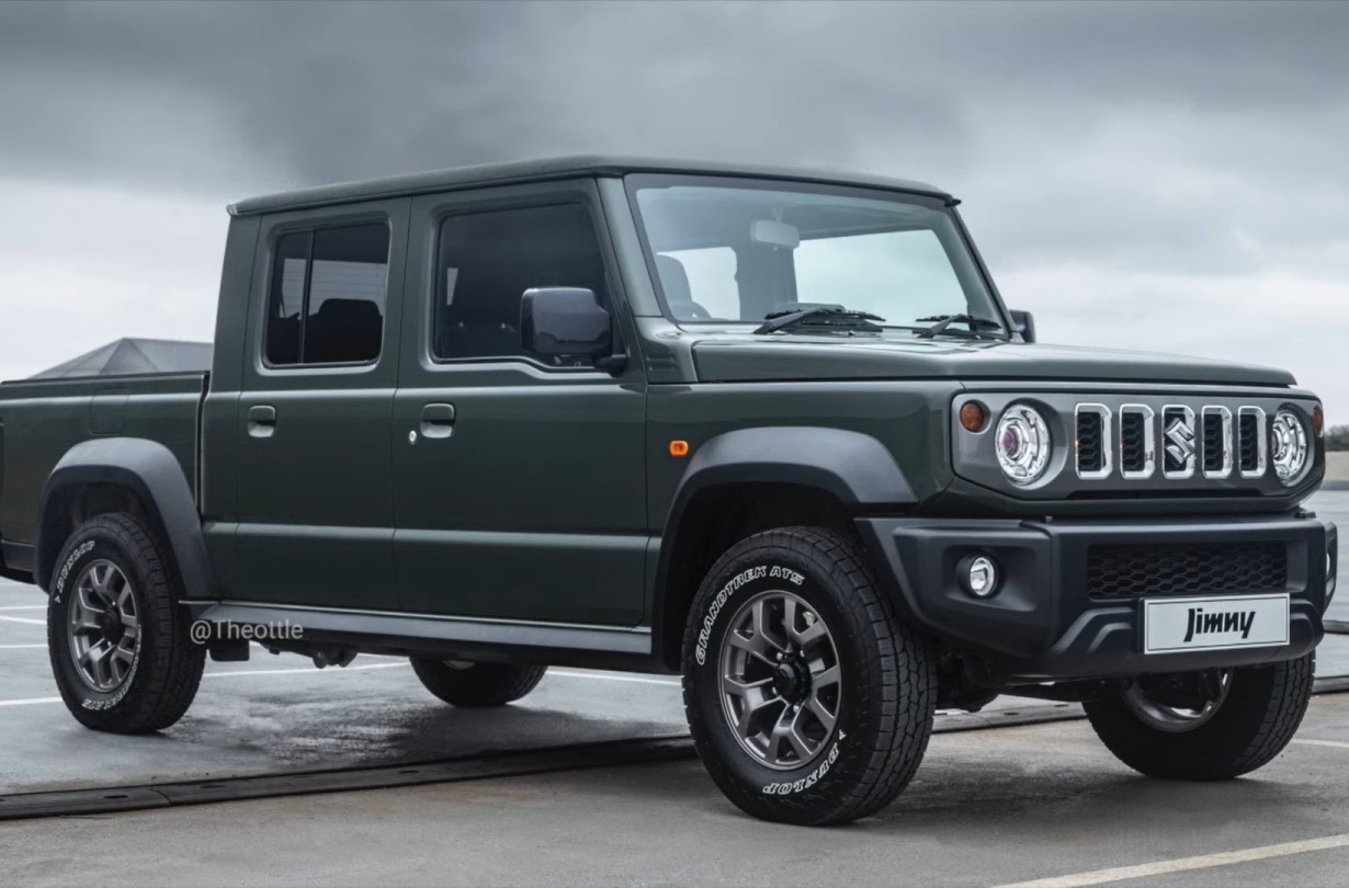 Τώρα, το λατρεμένο Suzuki Jimny γίνεται διπλοκάμπινο, αλλά δυστυχώς μόνο σε ψηφιακή μορφή. Suzuki Jimny