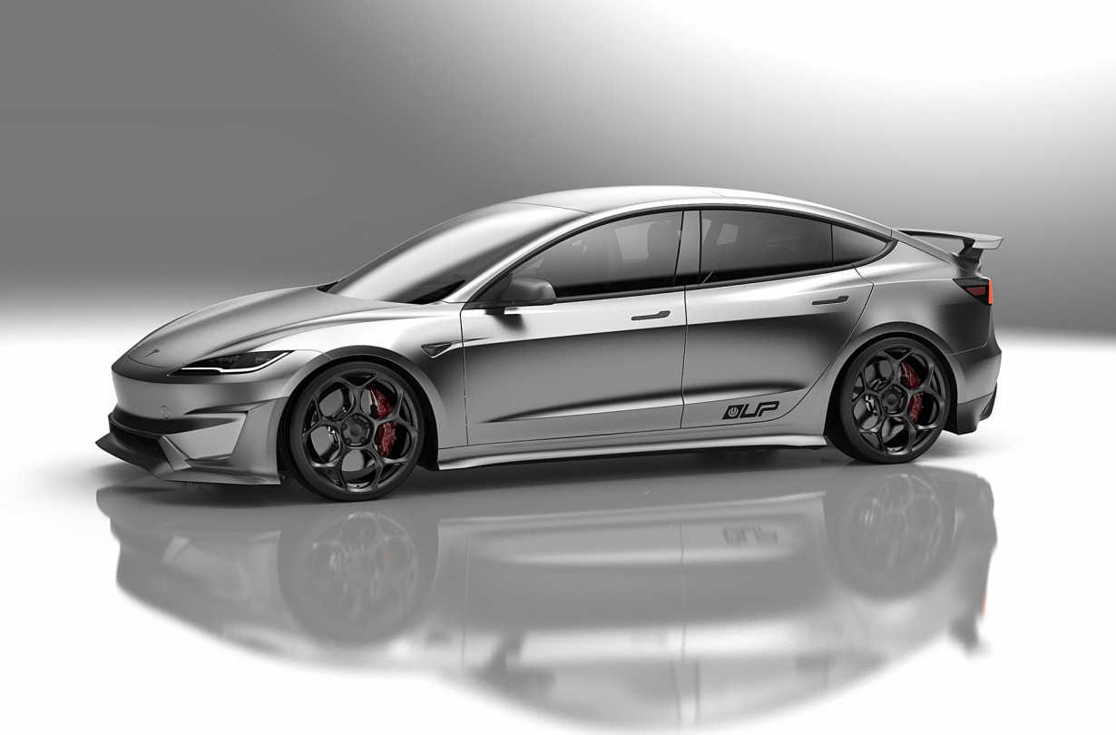 Με 3,1” για το 0-100, αυτό το Performance έχει την εμφάνιση που αντιστοιχεί στα γκάζια του. Model 3 Performance