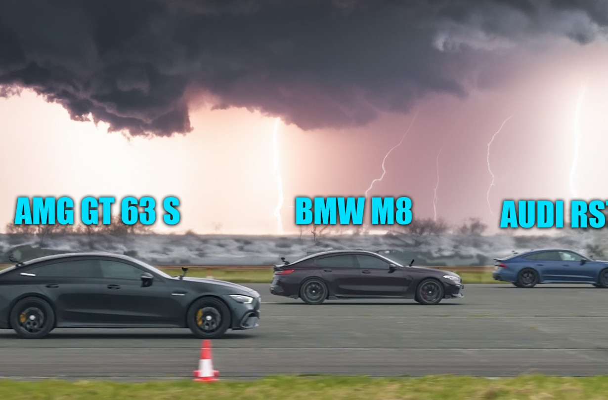 Τρία γερμανικά θηρία 600+ ίππων ξεμπαζώνουν τη βρετανική άσφαλτο. Audi RS7