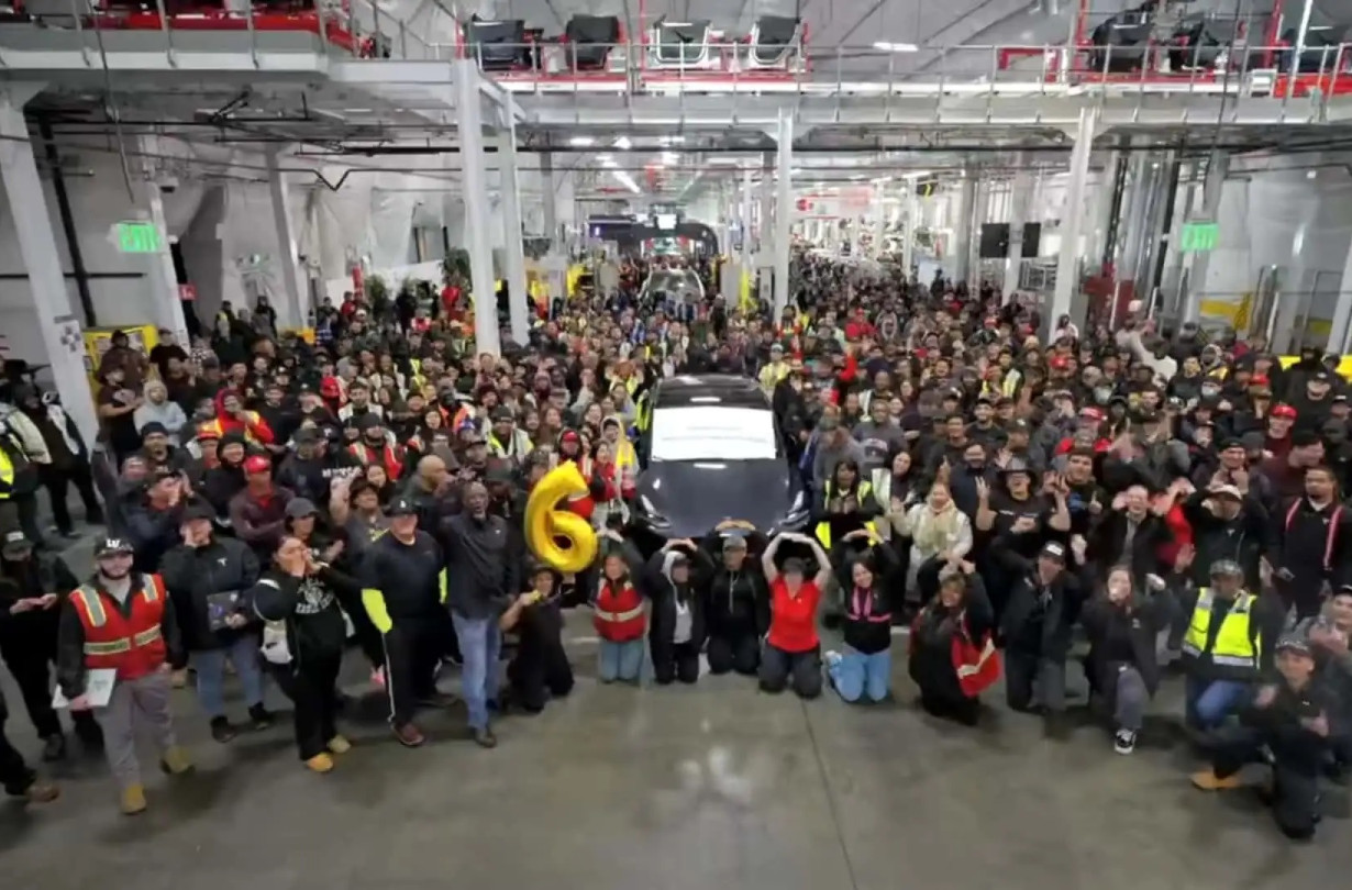 Πλέον, η Tesla αυξάνει την παραγωγή της κατά ένα εκατομμύριο οχήματα κάθε 6,5 μήνες. Tesla