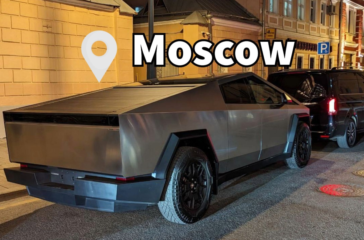 Ένα Tesla Cybertruck στη ρωσική πρωτεύουσα; Γιατί όχι; Απλώς θα κόστισε κατιτίς -πολύ- παραπάνω. Tesla Cybertruck
