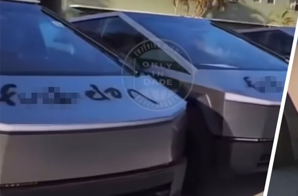 Το «F**k Elon» πάνω στα Cybertruck θα μπορούσε να εκληφθεί κι ως επαινετική δήλωση για το τι έχει καταφέρει ο Νοτιοαφρικανός με το ηλεκτρικό του διπλοκάμπινο; Tesla Cybertruck