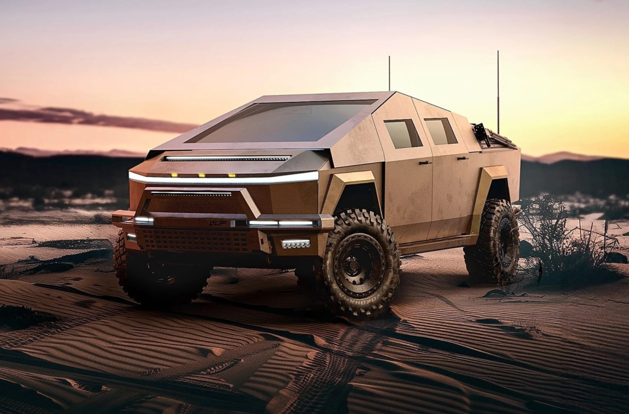 Θα το φανταζόταν άραγε ποτέ ο Elon Musk ότι το Tesla Cybertruck θα καταλήξει να καταναλώνει πετρέλαιο; Tesla Cybertruck