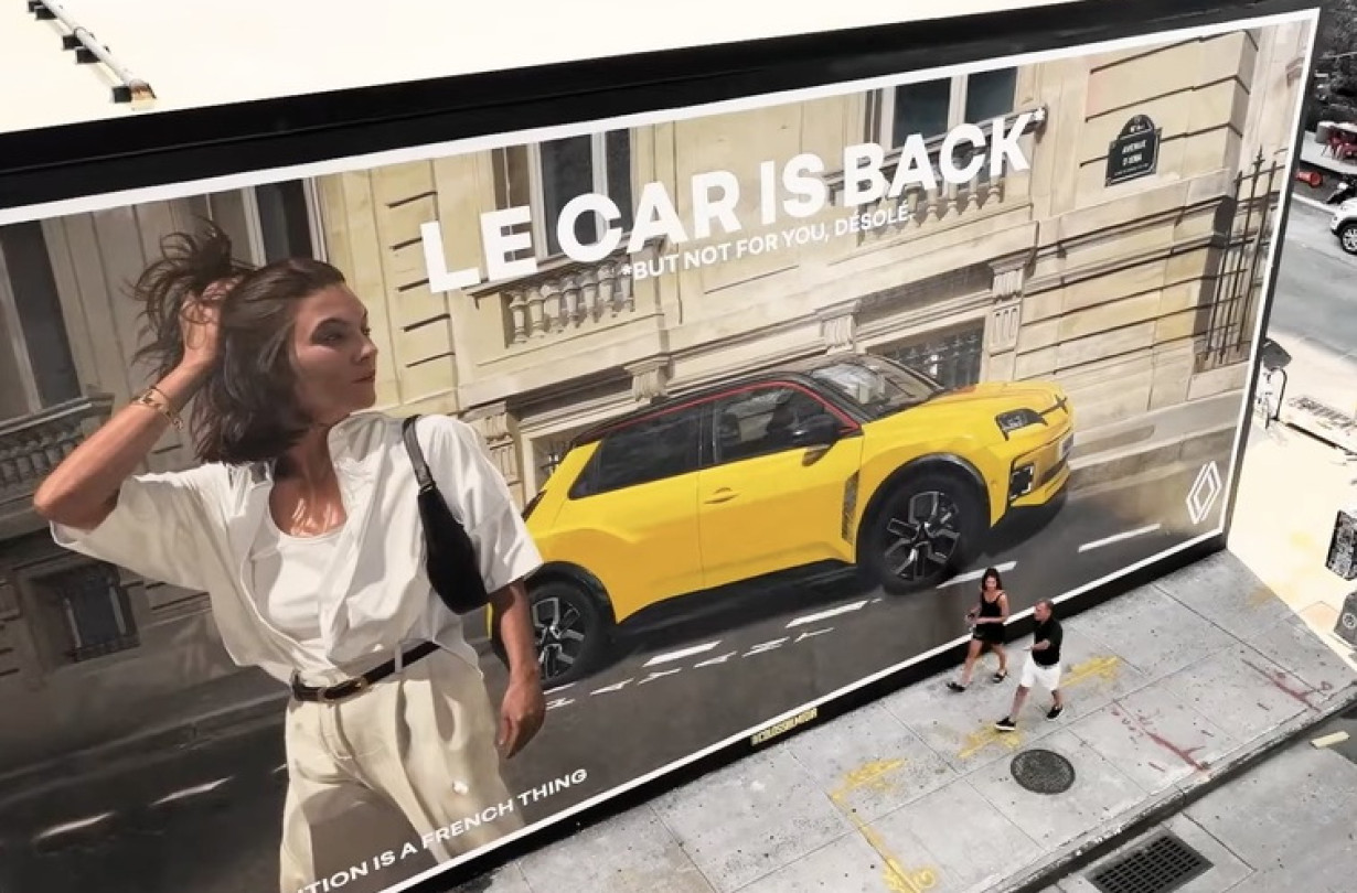 «Το Le Car επιστρέφει αλλά όχι για σας, λυπούμαστε», λένε οι Γάλλοι, σαρκάζοντας τους Νεοϋορκέζους. Renault 5 E-Tech Electric