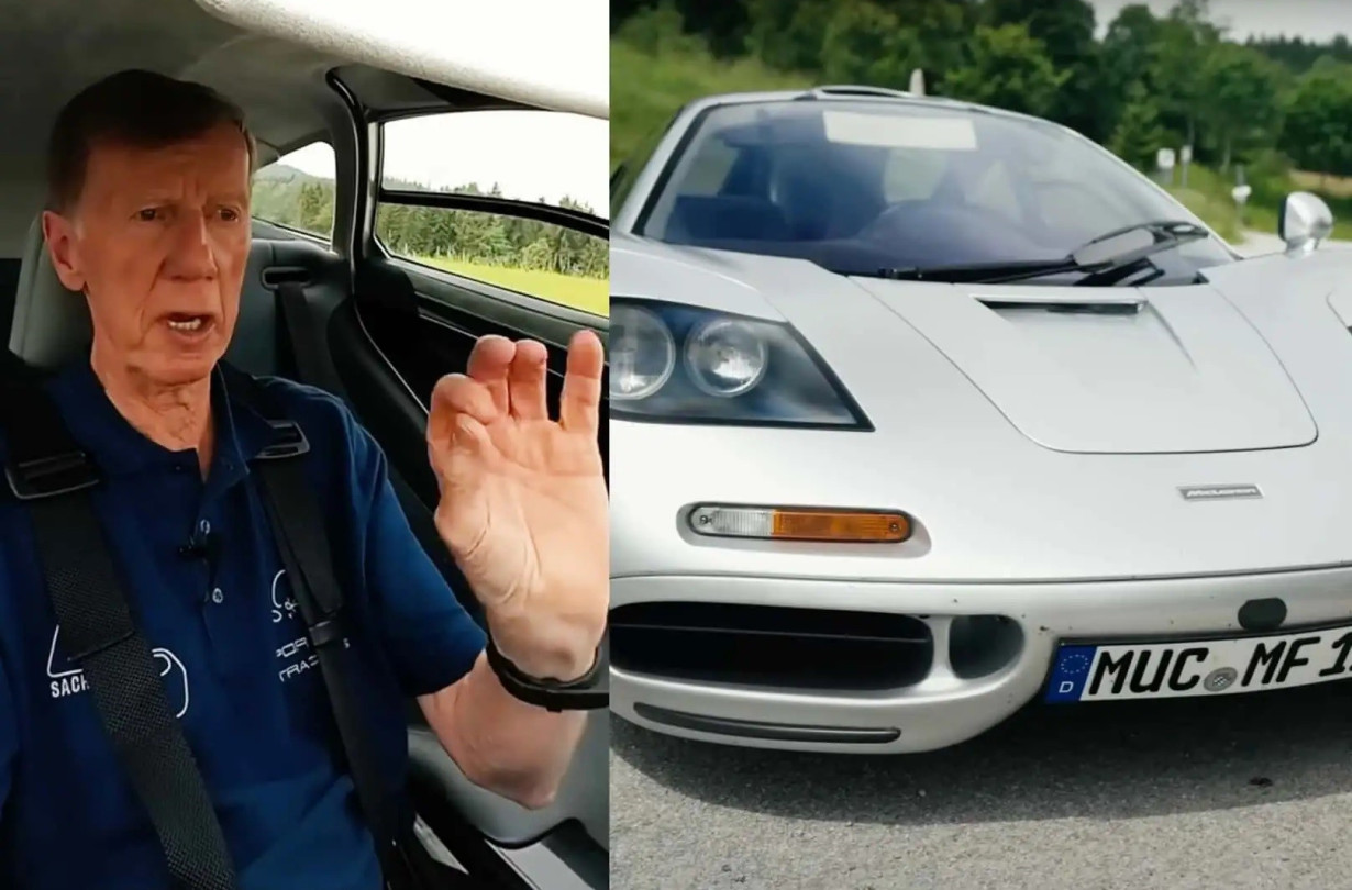 McLaren F1, Walter Röhrl, Porsche Carrera GT, οι τρεις θρύλοι μαζί για πρώτη φορά. McLaren F1