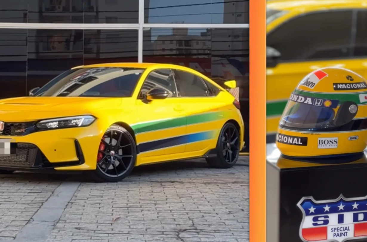 Αν είσαι θαυμαστής του Ayrton Senna και κάτοχος Civic Type R, μόλις σε κάναμε να χάσεις τον ύπνο σου. Ayrton Senna