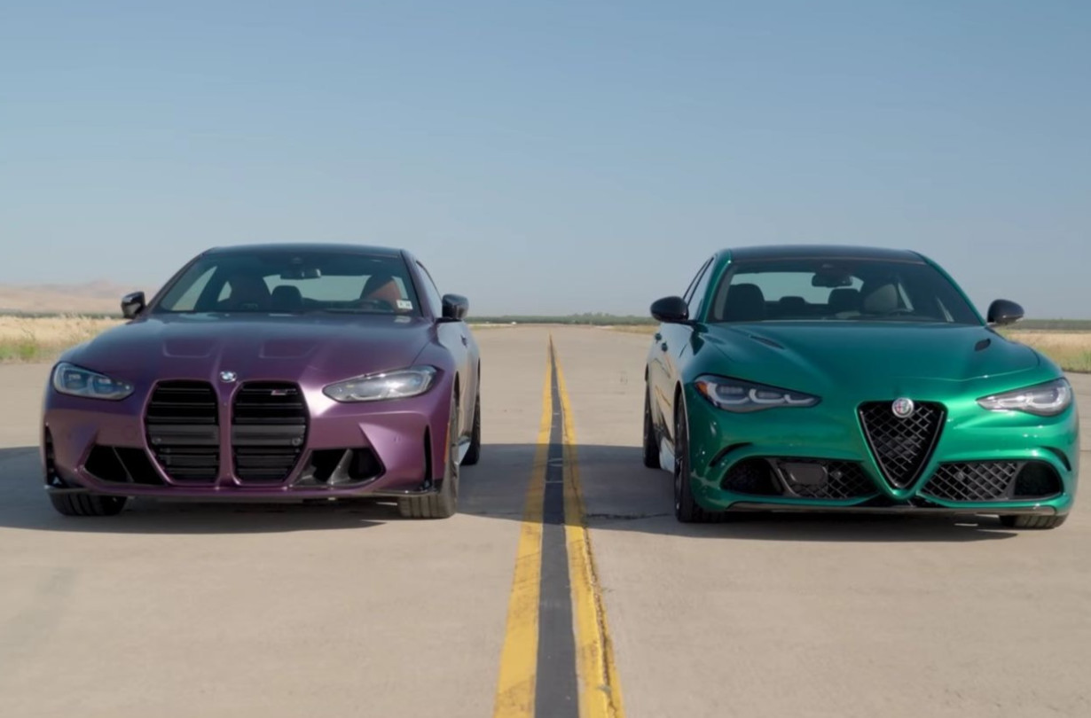 Alfa Romeo και BMW, πάντα αντίπαλες όταν πρόκειται για καλοστημένες πισωκίνητες μπερλίνες με σαγηνευτική εμφάνιση. Giulia Quadrifoglio