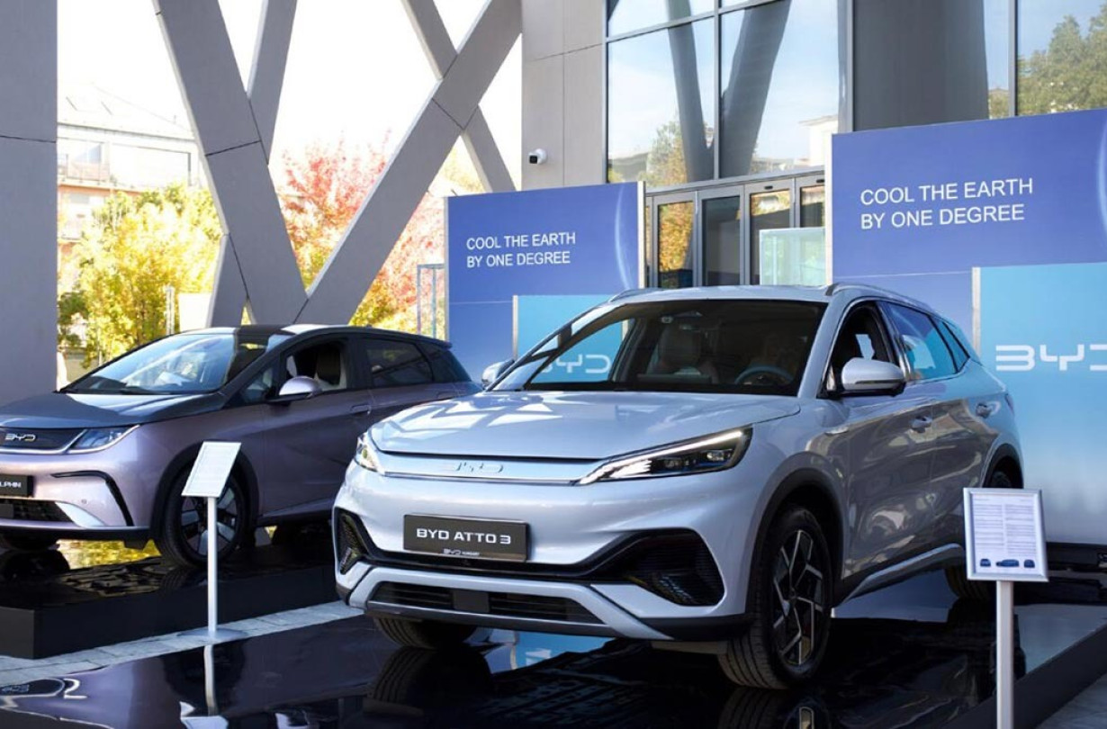 H BYD έχει βάλει ήδη μπροστά το σχέδιο μιας ολοκληρωμένης αλυσίδας εφοδιασμού στην Ευρώπη με την παραγωγή αυτοκινήτων και μπαταριών σε Ουγγαρία και Τουρκία BYD Atto 3 και Dolphin