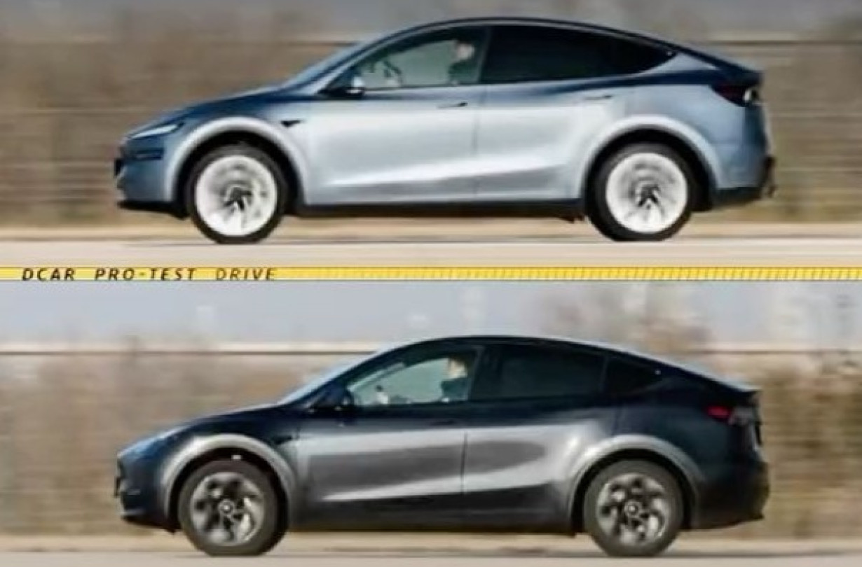 Αν έχεις το πρώτο Model Y και σταθεί δίπλα σου το καινούργιο, αν είστε σε φανάρι, κάνε ότι ψάχνεις κάτι στην οθόνη. Αν είστε στην Autobahn, θα κάνει αυτός. Model Y