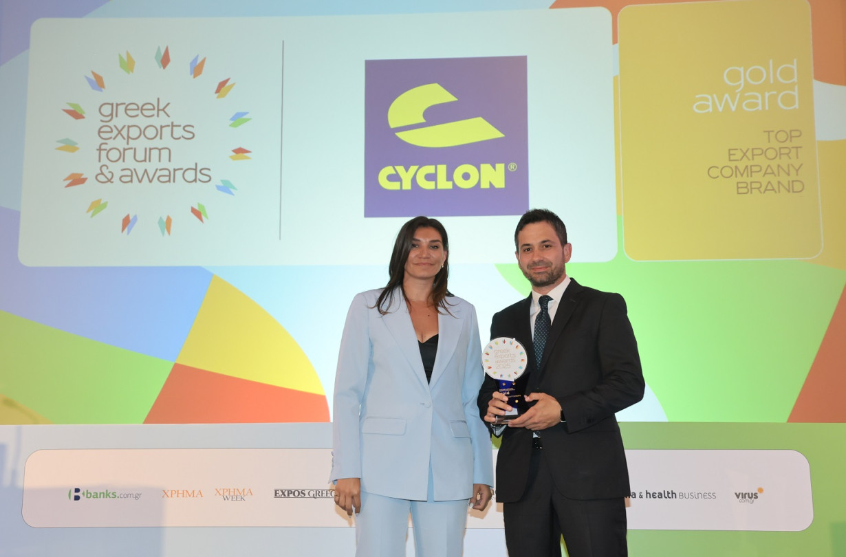 Οι διακρίσεις των LPC και CYCLON επιβεβαιώνουν τη δέσμευση του Ομίλου Motor Oil και των θυγατρικών του για συνεχή ανάπτυξη με διεθνή προσανατολισμό, ποιότητα και ανταγωνιστικότητα CYCLON top export Company