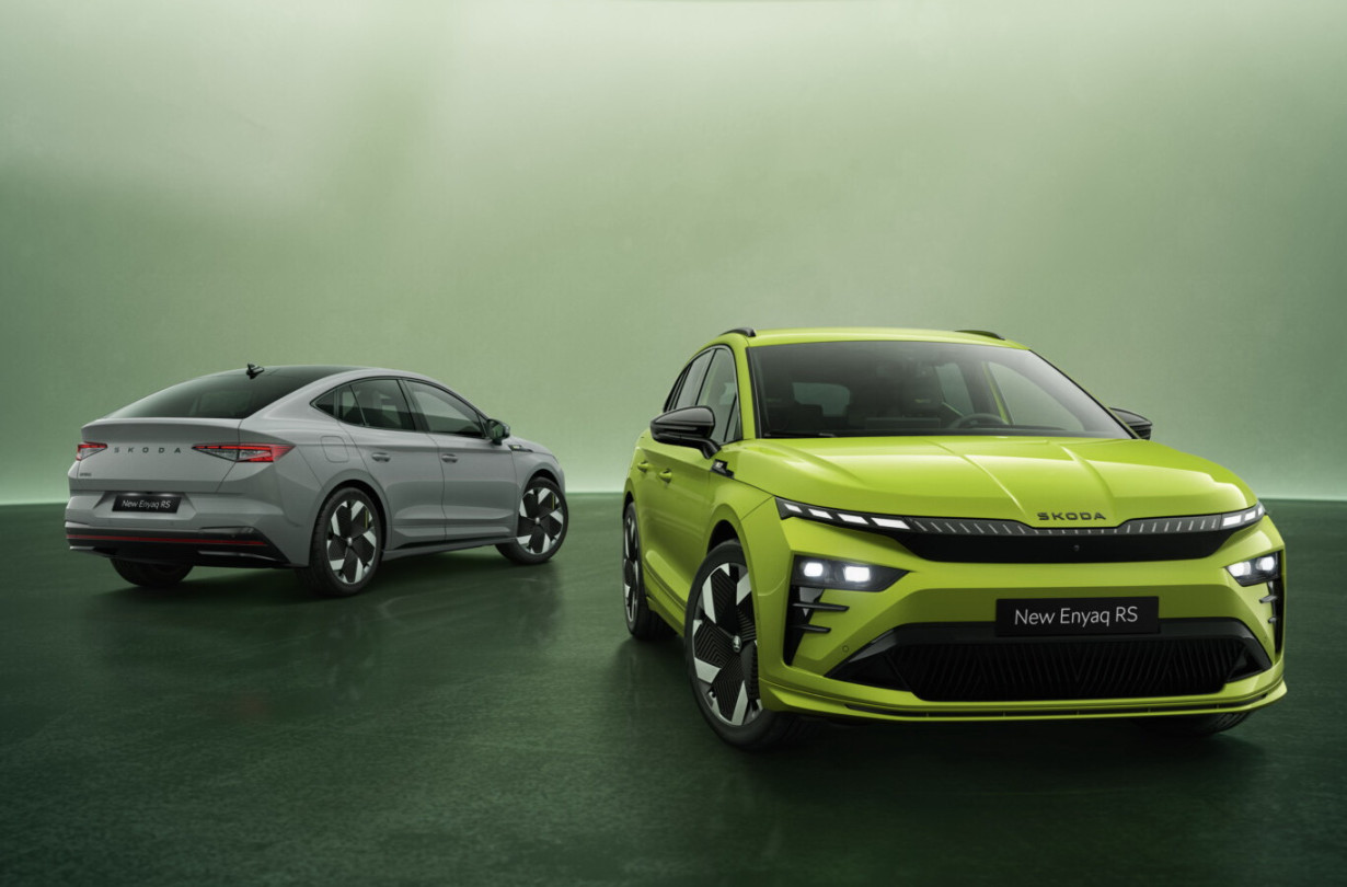 Η ισχύς φόρτισης σε DC στο Škoda Enyaq RS ανέβηκε από τα 175 στα 185 kW, επιτρέποντας ανεφοδιασμό από 10% έως 80% σε μόλις 26 λεπτά. Škoda Enyaq RS