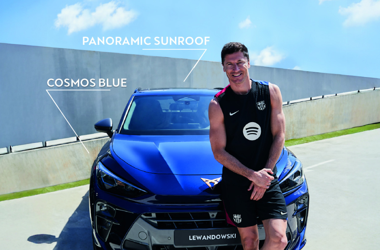 Τα νέα CUPRA Formentor, Terramar και το αμιγώς ηλεκτρικό CUPRA Tavascan ήταν οι κορυφαίες επιλογές μεταξύ των παικτών της Barcelona. CUPRA Terramar-Barcelona