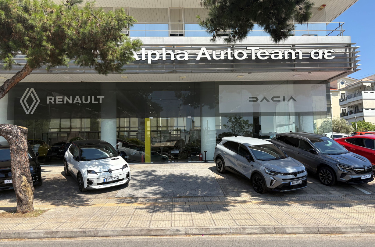 H νέα, υπερσύγχρονη κάθετη μονάδα των Renault και Dacia βρίσκεται επί της λ. Ανδρέα Παπανδρέου 96, στην περιοχή της Γλυφάδας Renault & Dacia