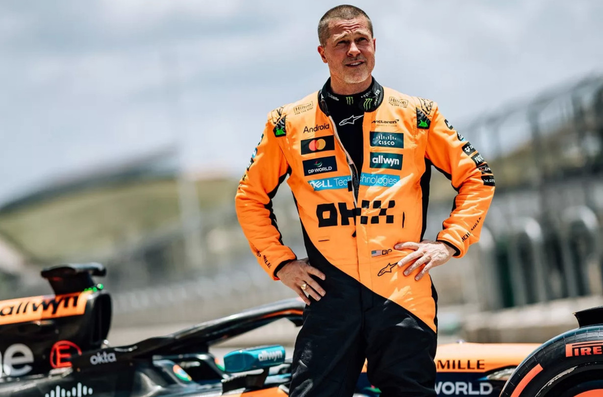 H επίδοση του Brad Pitt είναι άκρως αξιοσέβαστη, αν σκεφτείς ότι οι επαγγελματίες οδηγοί ξεπερνούν κατά τι τα 330 km/h στην ευθεία της πίστας κατά τη διάρκεια του Grand Prix. Brad Pitt