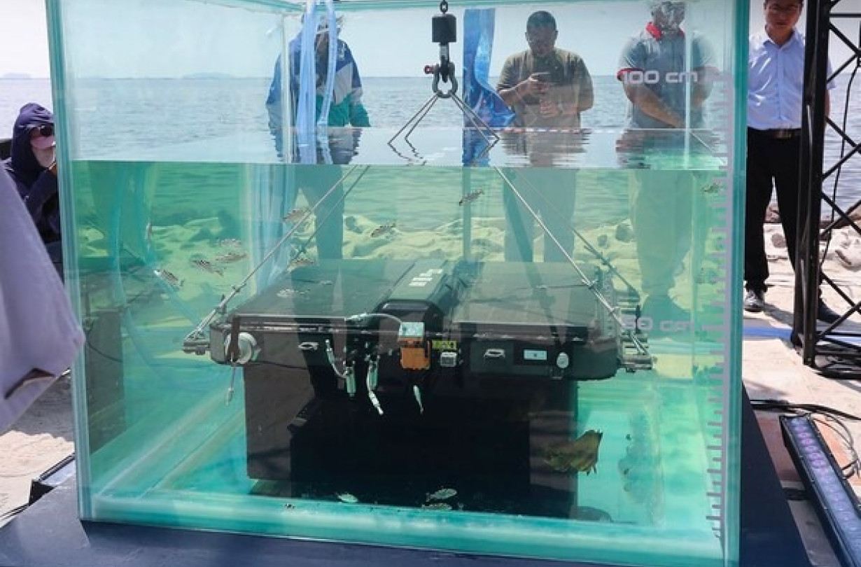 H μπαταρία της Chery έμεινε για 53 ώρες και 51 λεπτά εκτεθειμένη σε αλμυρό νερό χωρίς να παρουσιάσει καμία διαρροή, κανένα βραχυκύκλωμα και καμία ένδειξη θερμικής αστοχίας. Chery Guardian Batetry