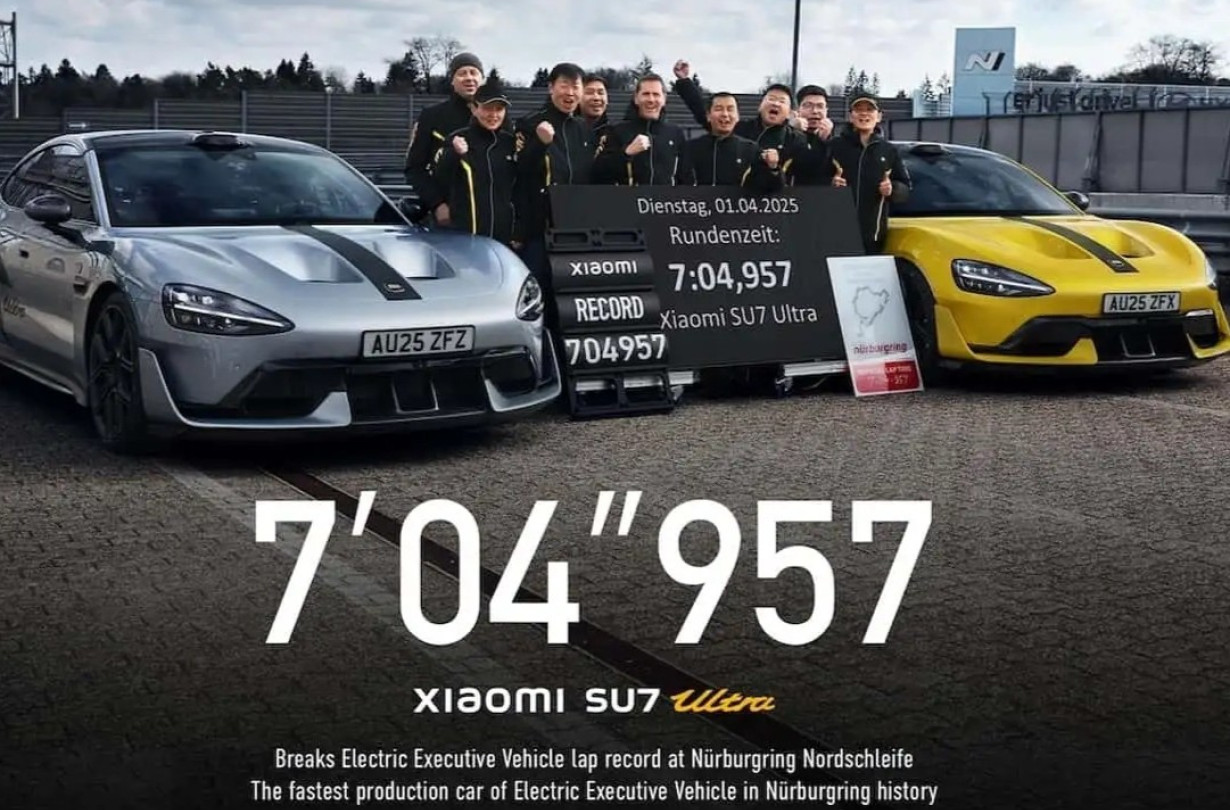 Η απάντηση είναι ότι το καμάρι της Xiaomi αποτελεί και επίσημα το ταχύτερο ηλεκτρικό δρόμου που μπορεί να αποκτήσει κανείς. Xiaomi SU7 Ultra