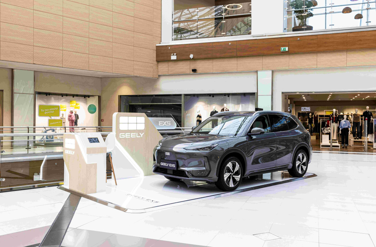 Με τιμή εκκίνησης από €29.990 περιλαμβανομένης και της κρατικής επιδότησης, το Geely EX5 ανοίγει νέους δρόμους για την ηλεκτροκίνηση στην Ελλάδα Geely EX5