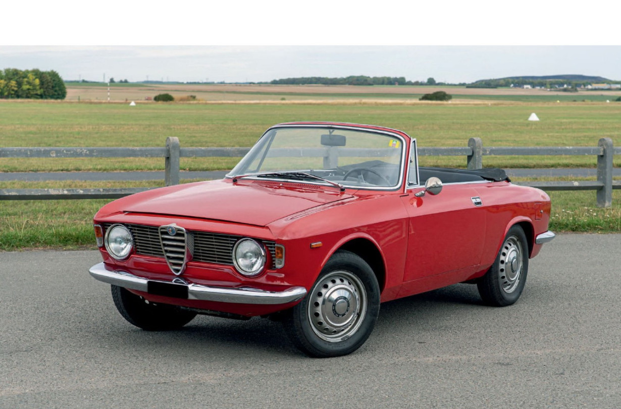 Χωρίς τιμή εκκίνησης, αυτή η Alfa Romeo Giulia Cabriolet 1600 GTC αποτελεί μια πρώτης τάξεως ευκαιρία για να αποκτήσεις ένα σπάνιο καμπριολέ. Αν και η πλειοδοσία αναμένεται να ξεπεράσει τις 60 χιλιάδες ευρώ. Alfa Romeo Giulia Cabriolet 1600 GTC
