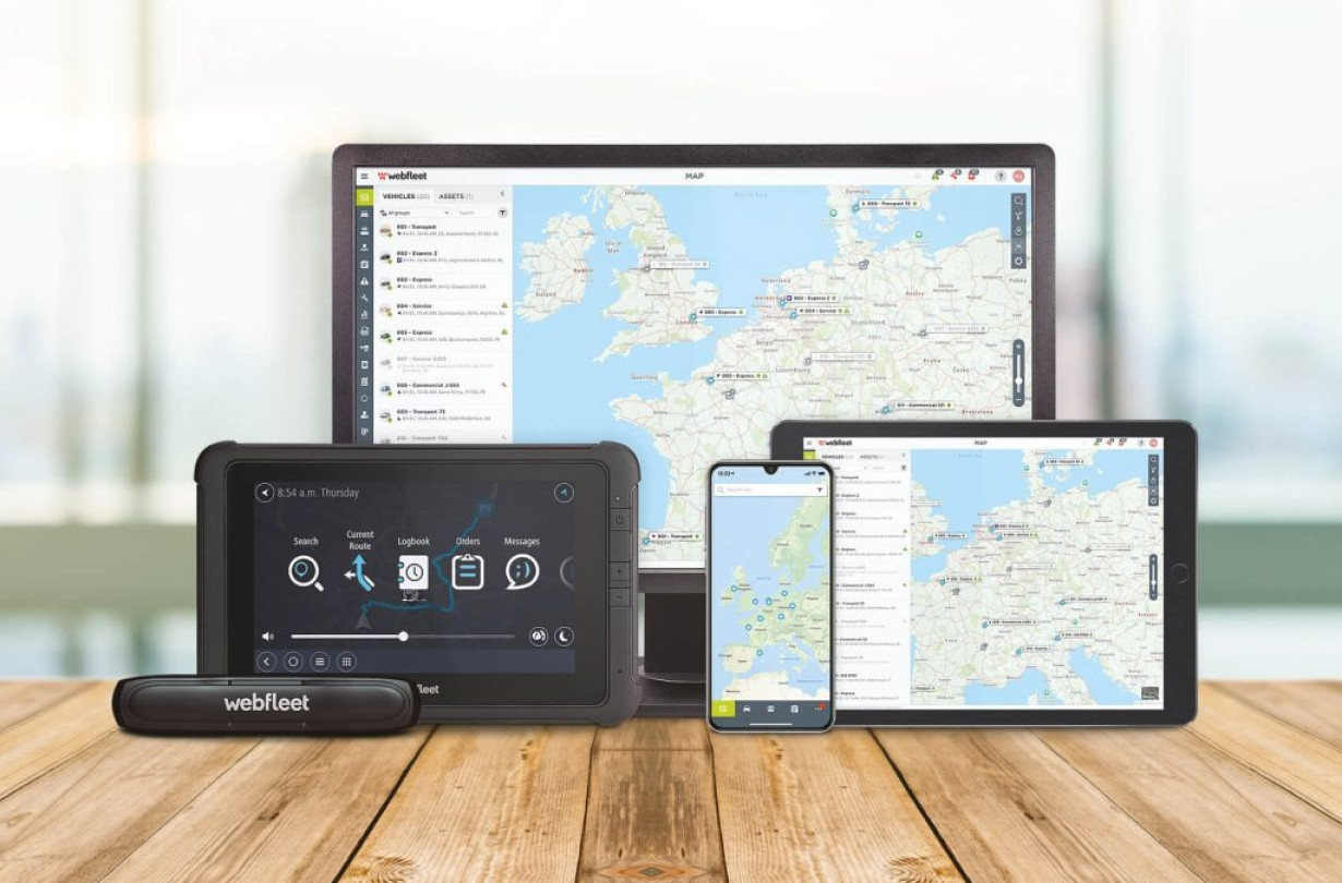 Η Webfleet είναι προϊόν της συνεργασίας της Bridgestone με την κορυφαία εταιρία τηλεματικής TomTom, φέρνοντας τεχνολογία αιχμής και πρακτική εφαρμογή σε μια πλατφόρμα φιλική στον χρήστη Webfleet