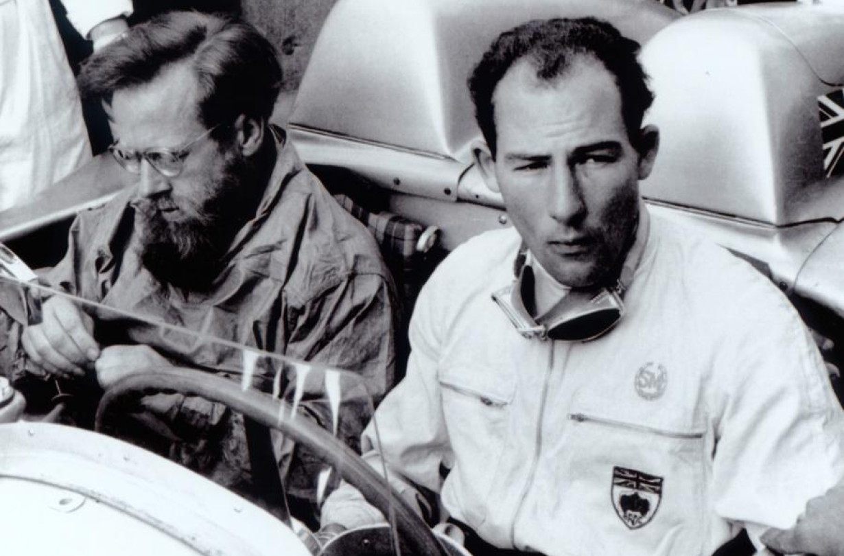 O Stirling Moss και ο συνοδηγός του Denis Jenkinson