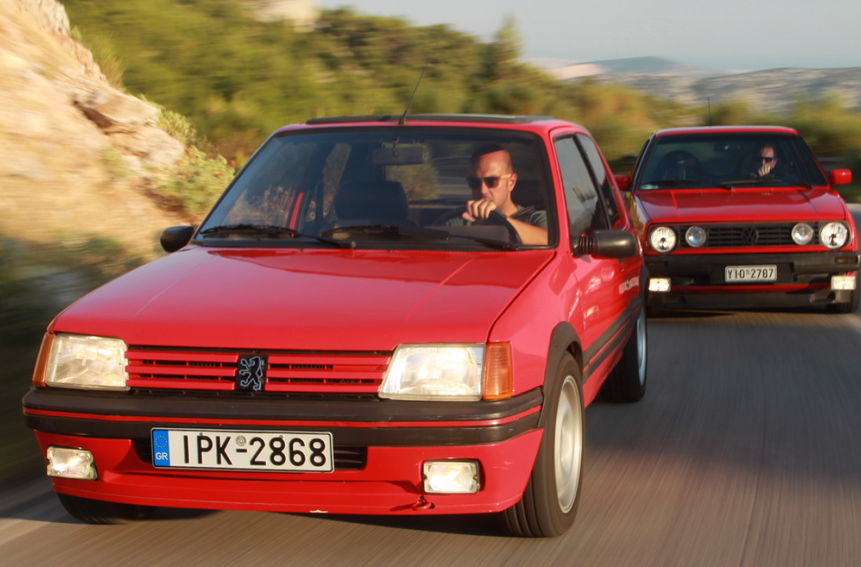 Test drive: Peugeot 205 1.9 GTi vs VW Golf 1.8 8v