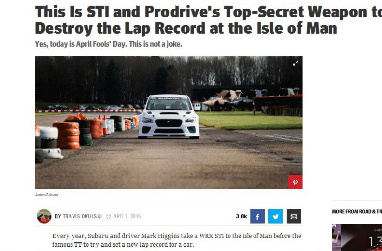 Scoop: Prodrive Subaru WRX STi - Isle of Man 2016