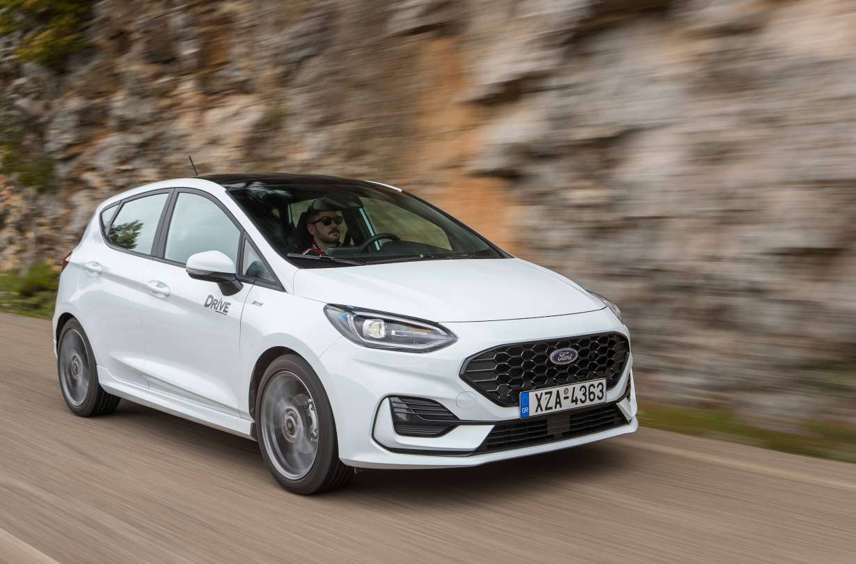 Test drive: Ford Fiesta 1.0 EcoBoost Hybrid 125 PS Powershift - Photo credits: DRIVE Magazine/Thanassis Koutsogiannis Test drive: Ford Fiesta 1.0 EcoBoost Hybrid 125 PS Powershift - Photo credits: DRIVE Magazine/Thanassis Koutsogiannis