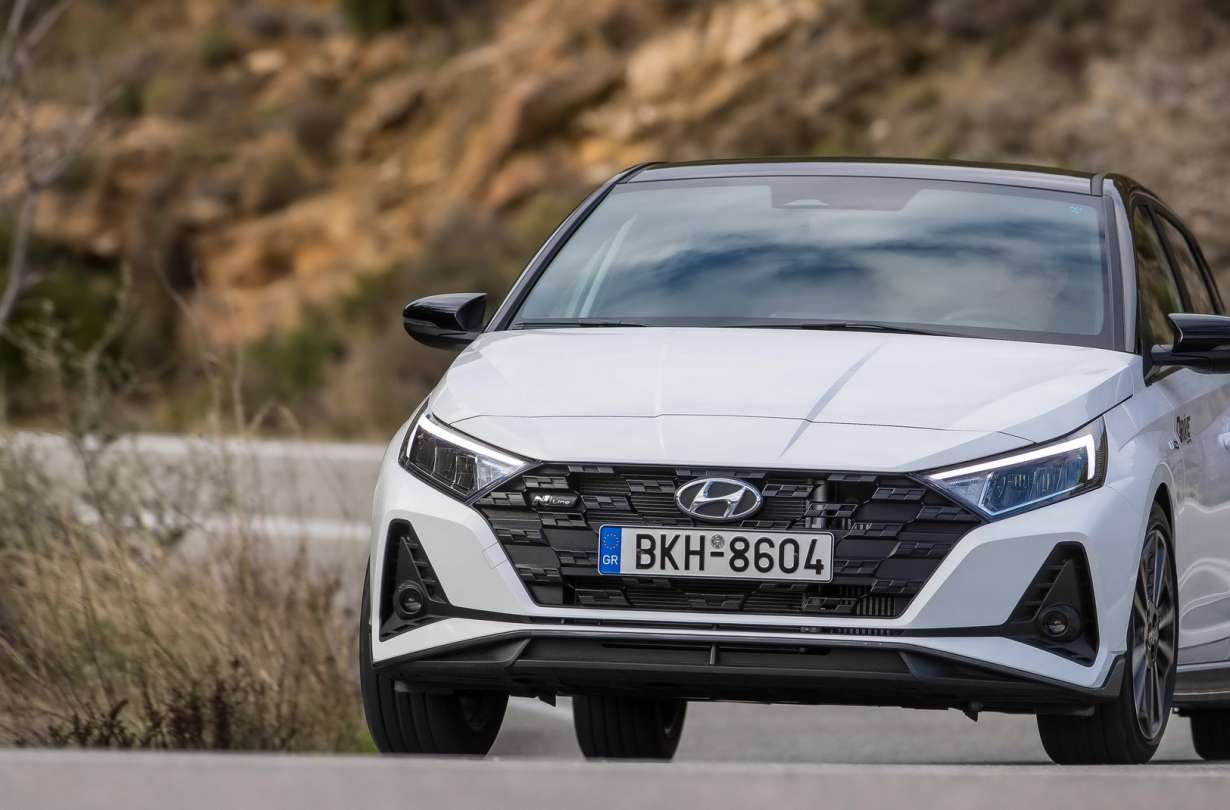 Hyundai i20 1.0 T-GDi 48V Hybrid 120 PS N Line, Photo credit DRIVE Media Group/Thanassis Koutsogiannis  Hyundai i20 1.0 T-GDi 48V Hybrid 120 PS N Line, Photo credit DRIVE Media Group/Thanassis Koutsogiannis